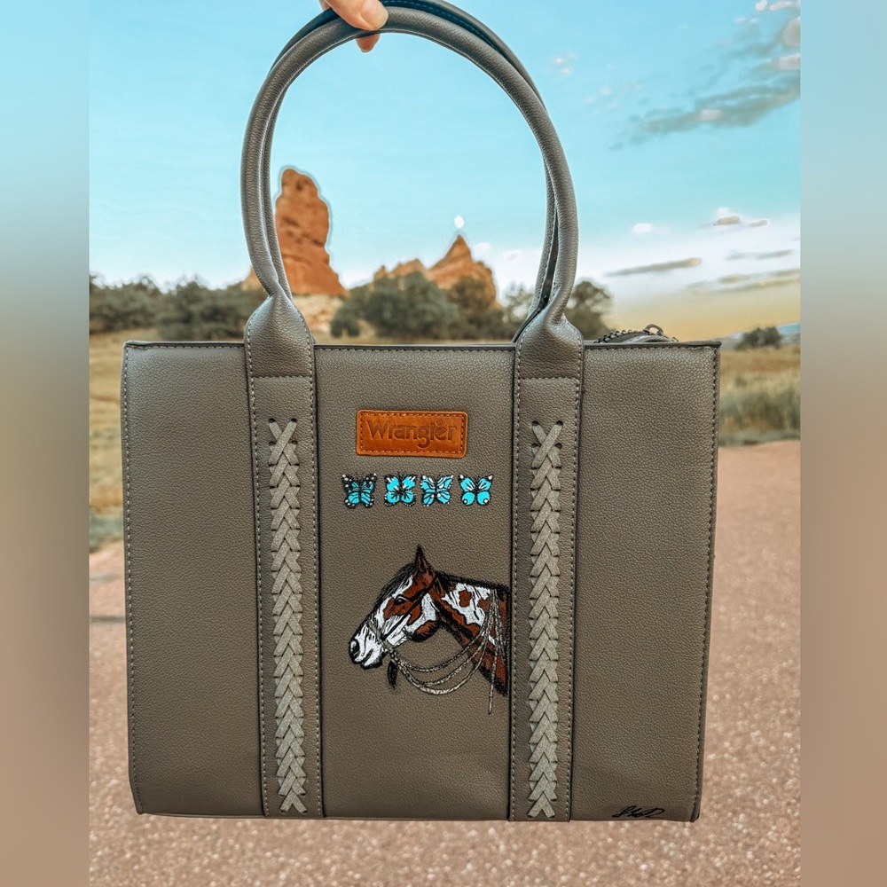 Wrangler Tote - Hand Painted